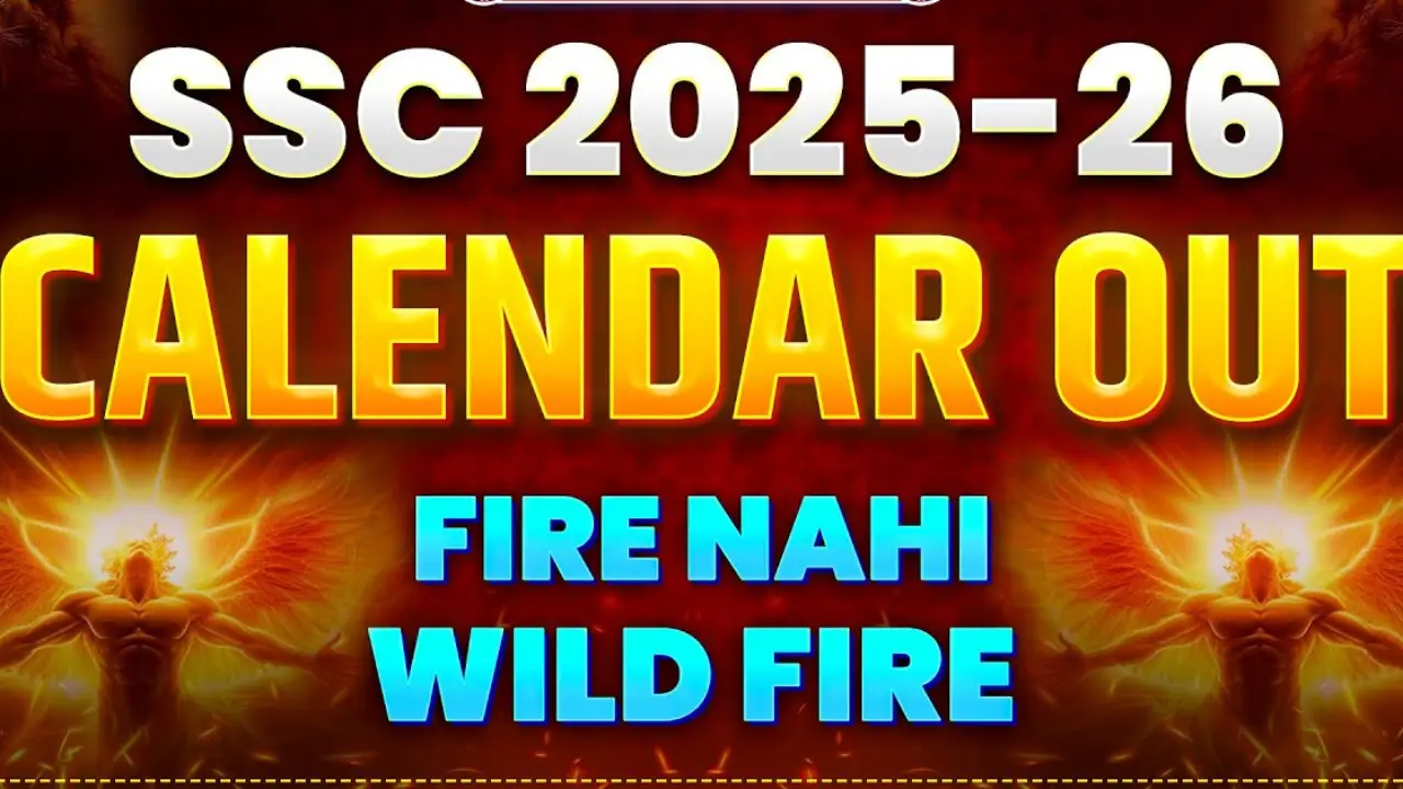 SSC Exam Calendar 2025